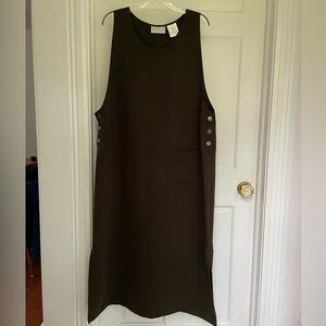 Erica studio, dark chocolate brown extra large dress